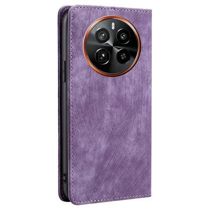 For Realme GT5 Pro 5G RFID Blocking Wallet Mobile Phone Case PU Leather Cover