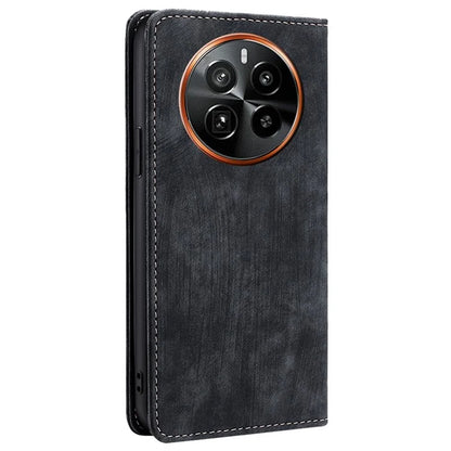 For Realme GT5 Pro 5G RFID Blocking Wallet Mobile Phone Case PU Leather Cover