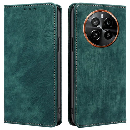 For Realme GT5 Pro 5G RFID Blocking Wallet Mobile Phone Case PU Leather Cover