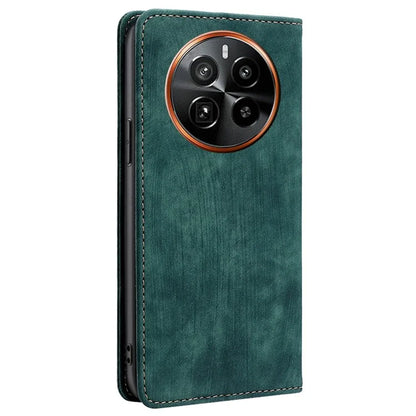 For Realme GT5 Pro 5G RFID Blocking Wallet Mobile Phone Case PU Leather Cover