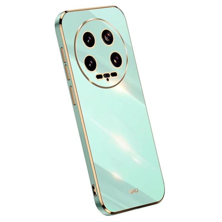 XINLI For Xiaomi 14 Ultra Electroplated Case Flexible TPU Phone Shell