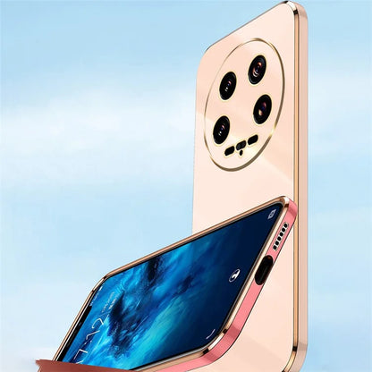 XINLI For Xiaomi 14 Ultra Electroplated Case Flexible TPU Phone Shell