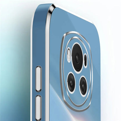 XINLI For Honor Magic6 5G TPU Case Ring Kickstand Electroplating Phone Back Protector