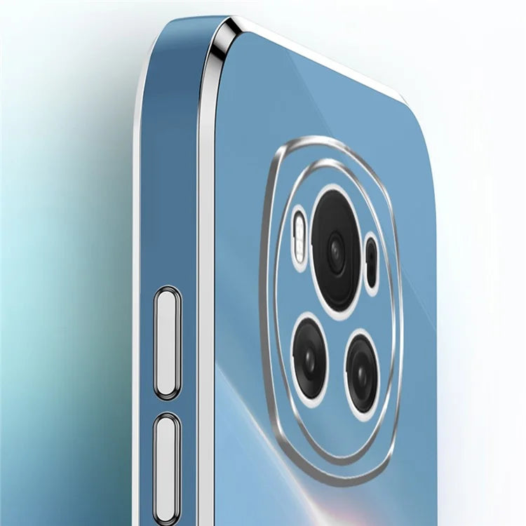 XINLI For Honor Magic6 5G TPU Case Ring Kickstand Electroplating Phone Back Protector