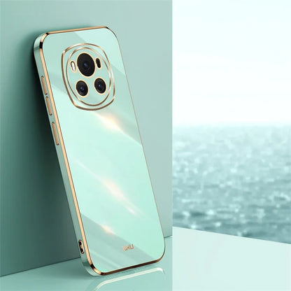 XINLI For Honor Magic6 5G Case Soft TPU Golden Edging Shockproof Phone Cover