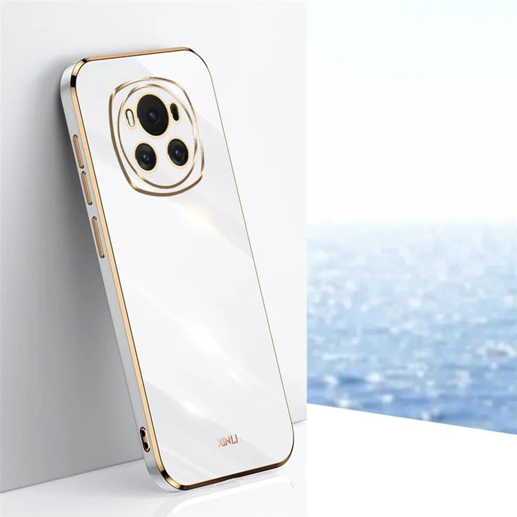 XINLI For Honor Magic6 5G Case Soft TPU Golden Edging Shockproof Phone Cover