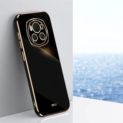 XINLI For Honor Magic6 5G Case Soft TPU Golden Edging Shockproof Phone Cover