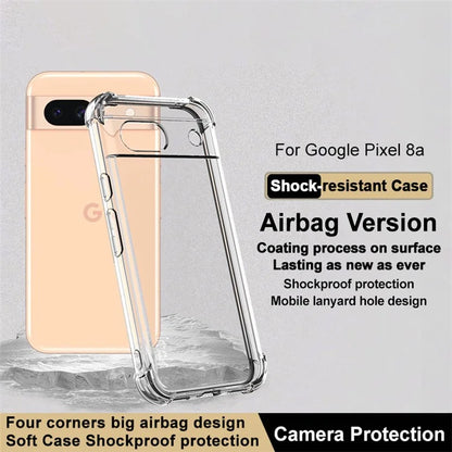 IMAK For Google Pixel 8a Case Airbag Drop Impact TPU Phone Cover