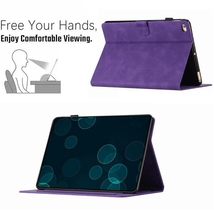 For iPad Air (2013) / Air 2 / iPad 9.7-inch (2017) / (2018) Case Card Slots Stand Leather Tablet Cover