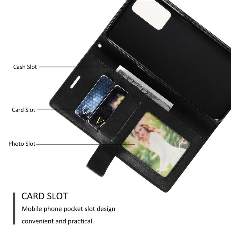 For Samsung Galaxy A23 4G /  A23 5G (Global Version) F23 5G / M23 5G Case Skin-touch Leather Phone Wallet Cover