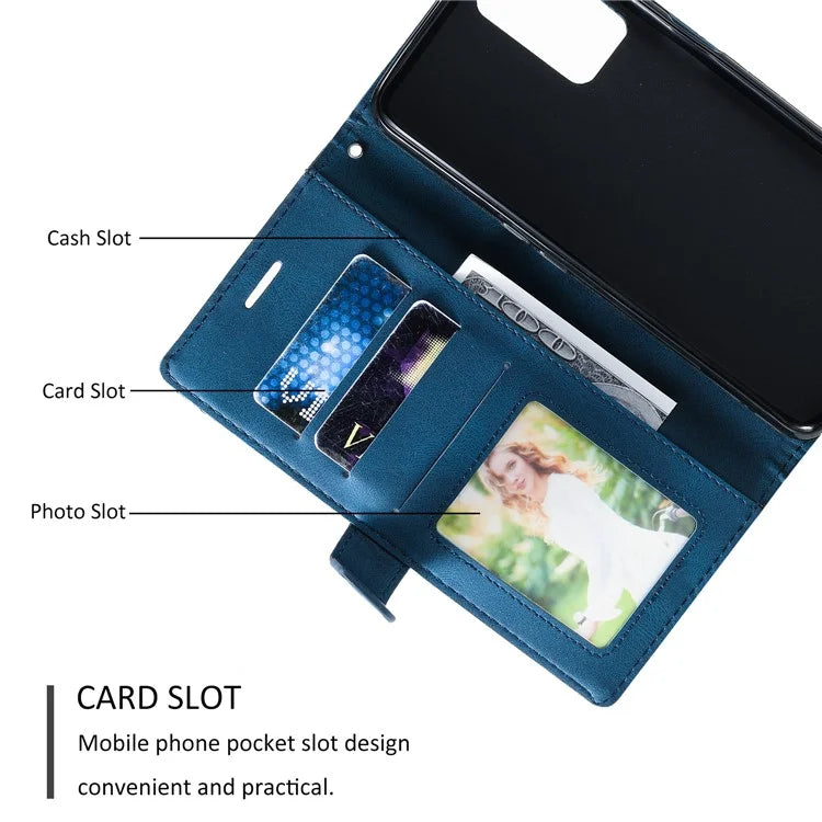 For Samsung Galaxy A13 4G Case PU Leather Skin-Friendly Flip Phone Cover