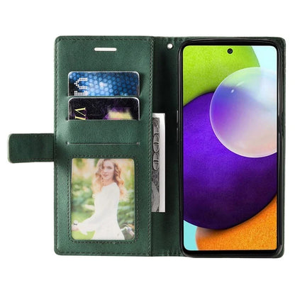 For Samsung Galaxy A13 4G Case PU Leather Skin-Friendly Flip Phone Cover