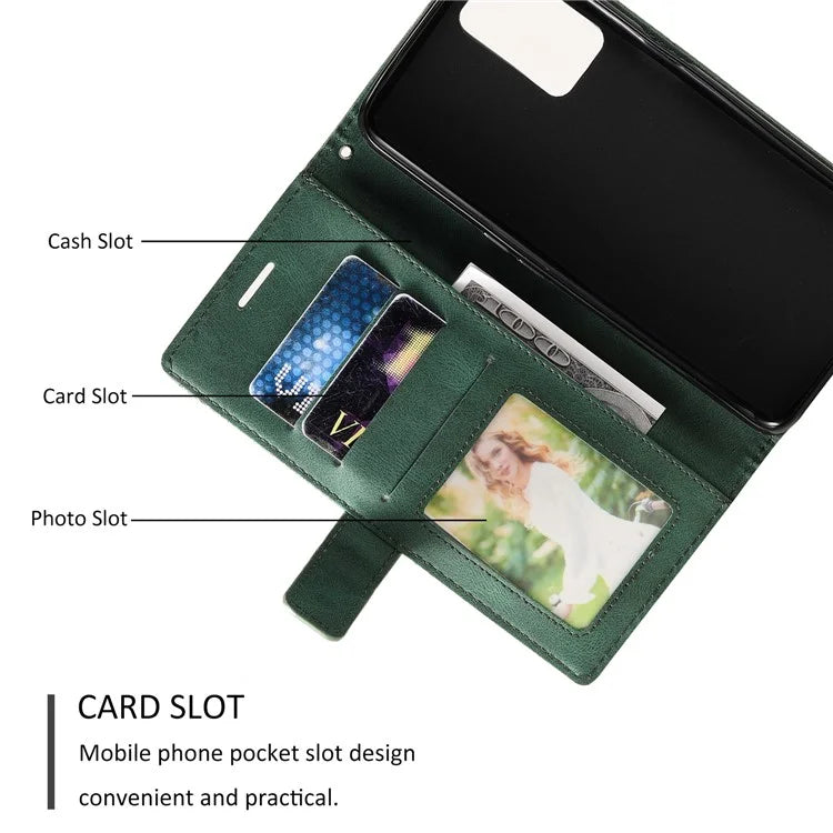 For Samsung Galaxy A13 4G Case PU Leather Skin-Friendly Flip Phone Cover