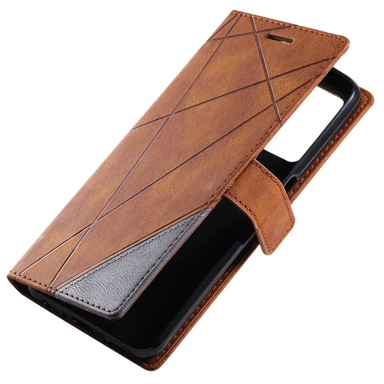For Samsung Galaxy A13 4G Case PU Leather Skin-Friendly Flip Phone Cover