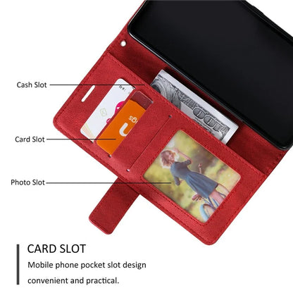 For Samsung Galaxy A04e 4G / F04 4G / M04 4G Case Leather Splicing Design Stand Phone Cover