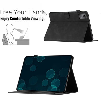 For Xiaomi Redmi Pad SE Tablet Case Card Slots Leather Cover Coconut Tree Pattern
