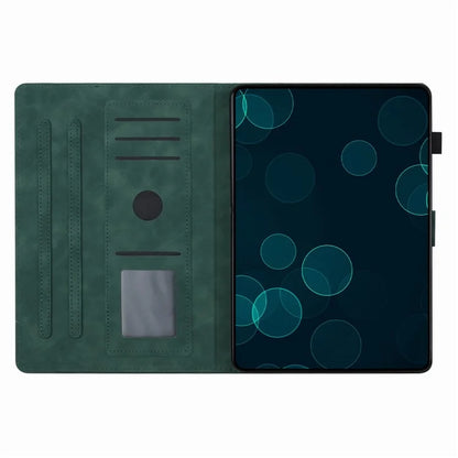 For Xiaomi Redmi Pad SE Tablet Case Card Slots Leather Cover Coconut Tree Pattern
