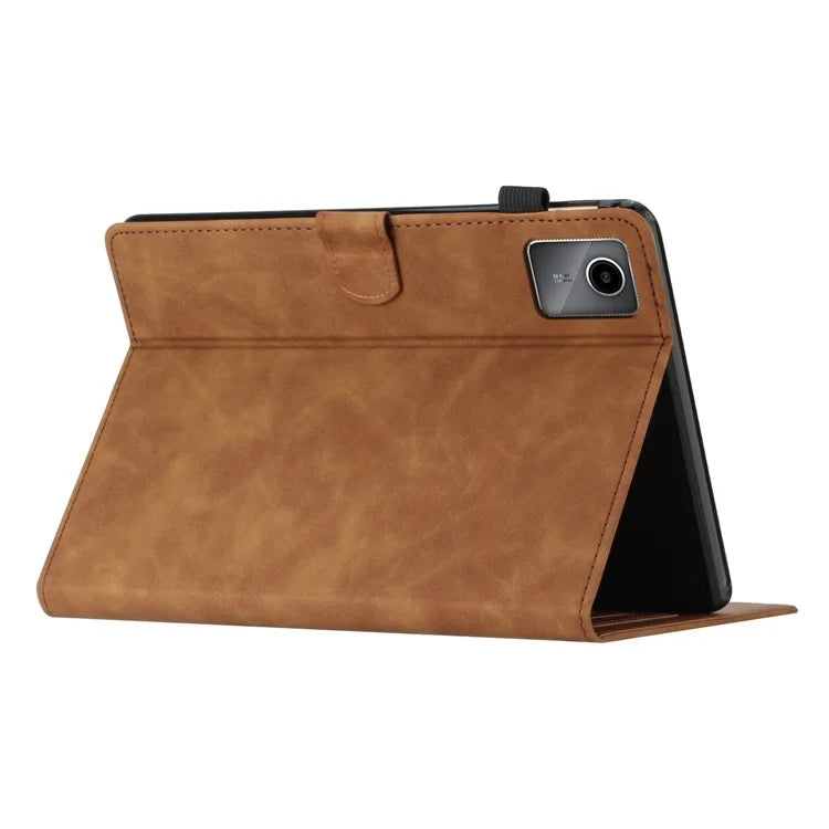 For Xiaomi Redmi Pad SE Tablet Case Card Slots Leather Cover Coconut Tree Pattern