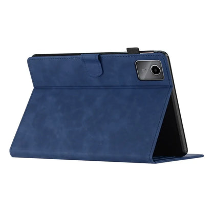 For Xiaomi Pad 6 / Pad 6 Pro Case Card Holder Stand Coconut Tree Imprinted Leather Tablet Cover