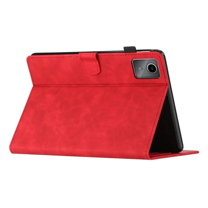 For Xiaomi Pad 6 / Pad 6 Pro Case Card Holder Stand Coconut Tree Imprinted Leather Tablet Cover