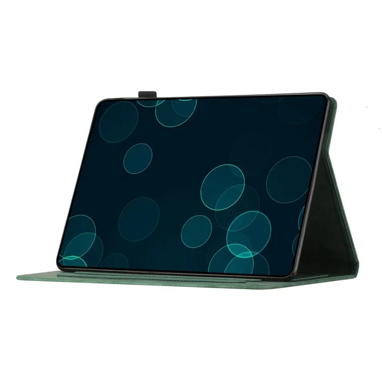 For Xiaomi Redmi Pad Leather Case Coconut Tree Imprinted Tablet Cover with Card Slots