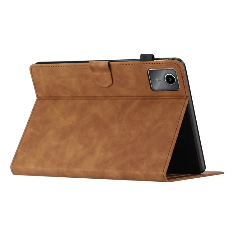 For Xiaomi Redmi Pad Leather Case Coconut Tree Imprinted Tablet Cover with Card Slots