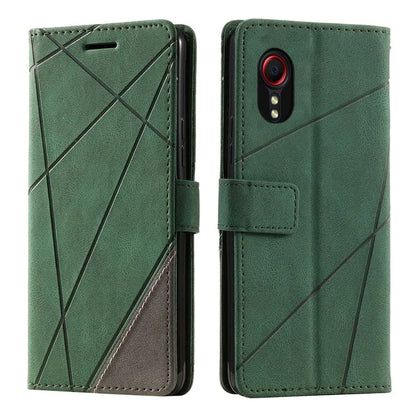 For Samsung Galaxy Xcover7 Case PU Leather Phone Protective Cover Skin-touch Wallet