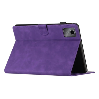For Lenovo Tab M11 / Xiaoxin Pad 11 2024 TB-331FC Tablet Case Coconut Tree Imprinted Card Holder Leather Cover
