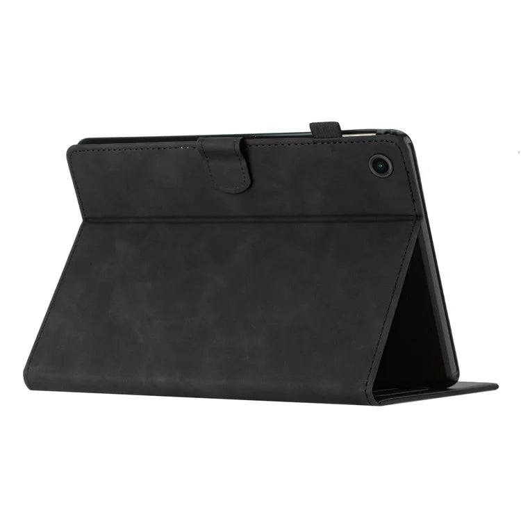 For Lenovo Tab M10 Plus (3rd Gen) Case Coconut Tree Imprinted PU Leather Folio Stand Smart Tablet Cover