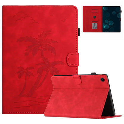 For Lenovo Tab M10 (Gen 3) Case Auto Sleep / Wake PU Leather Coconut Tree Pattern Tablet Cover