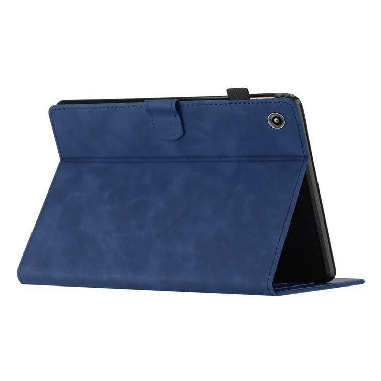 For Amazon Fire 7 2015 / (2017) / (2019) Case Card Slots PU Leather Pattern Folio Smart Tablet Cover