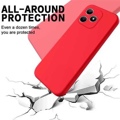 For Realme Note 50 4G Case with Wrist Strap Liquid Silicone Phone Cover