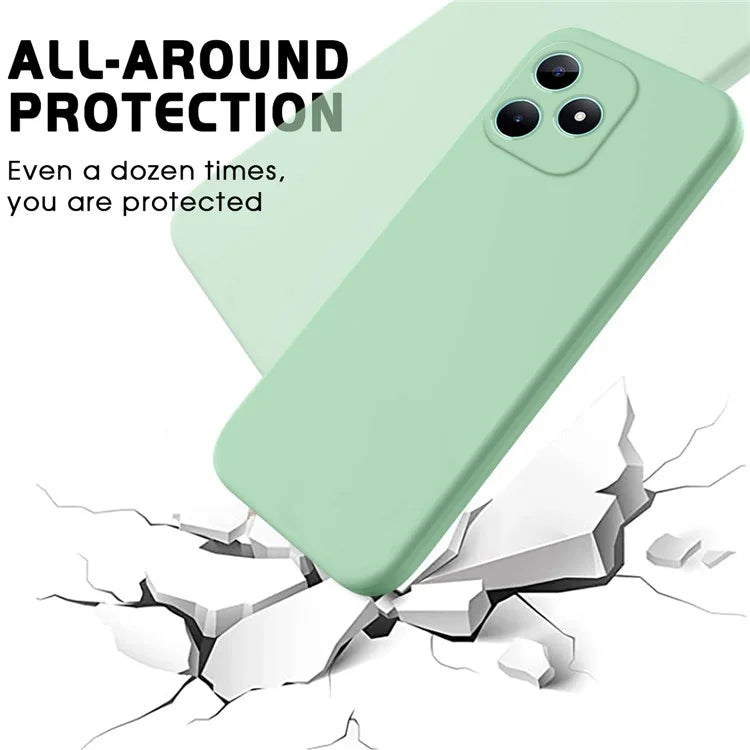 For Realme Note 50 4G Case with Wrist Strap Liquid Silicone Phone Cover