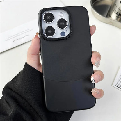 For iPhone 14 Pro Case Nappa Texture PU Hard PC Protective Phone Cover