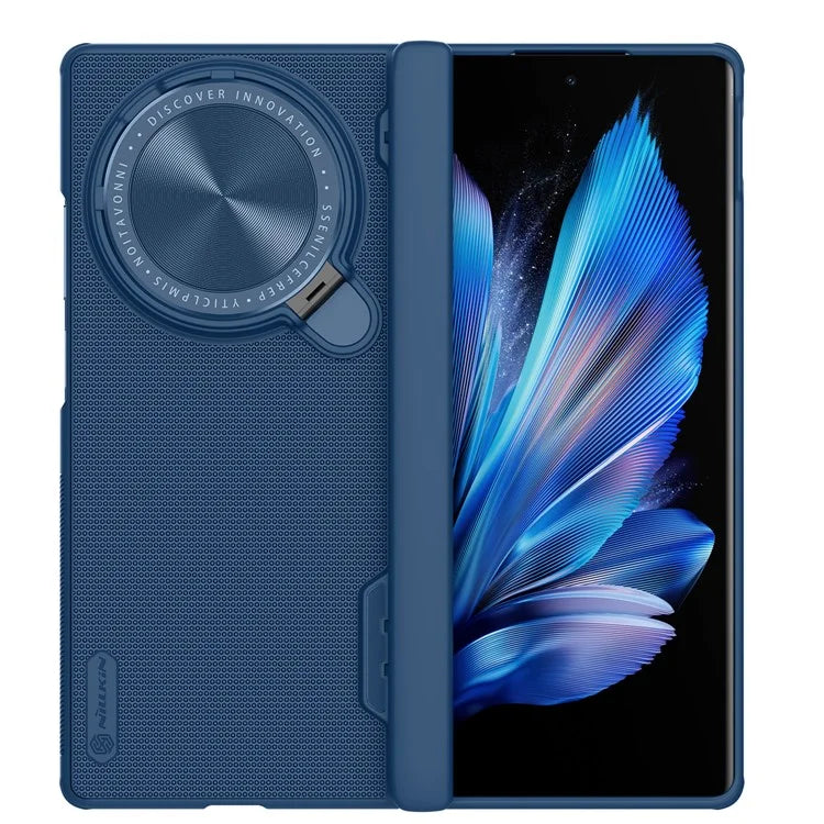 NILLKIN Super Frosted Shield Prop For vivo X Fold3 Pro Case Camera Lens Lid Kickstand Phone Cover