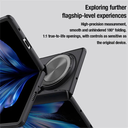 NILLKIN Super Frosted Shield Prop For vivo X Fold3 Pro Case Camera Lens Lid Kickstand Phone Cover