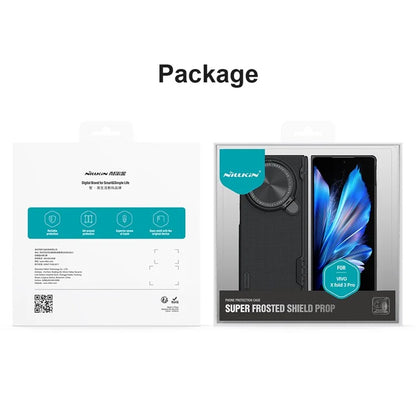 NILLKIN Super Frosted Shield Prop For vivo X Fold3 Pro Case Camera Lens Lid Kickstand Phone Cover