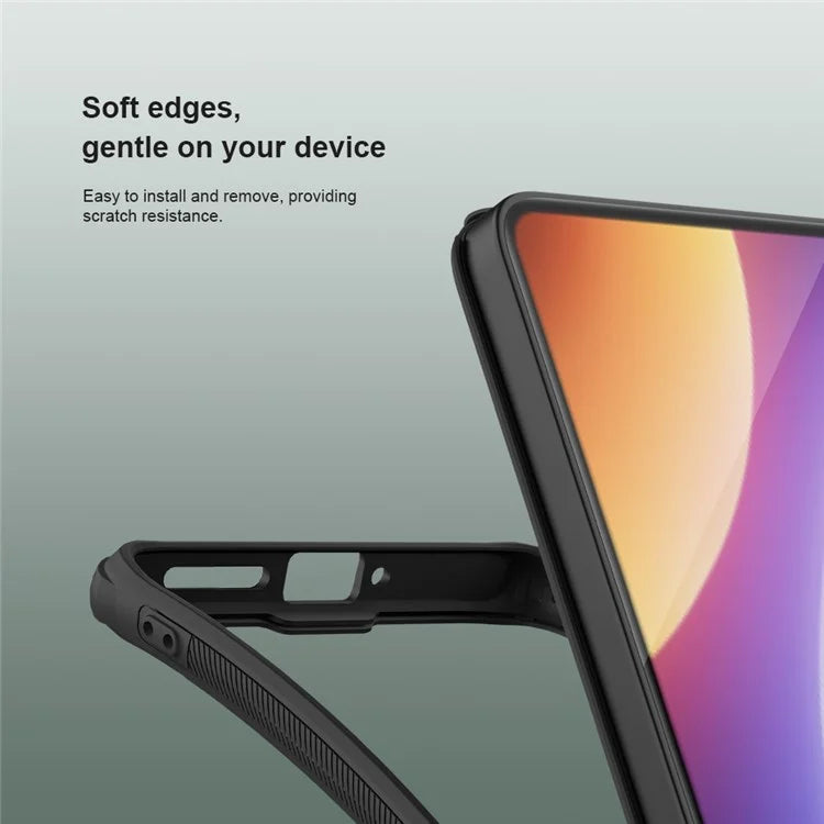 NILLKIN Frosted Shield Pro for Xiaomi Redmi Turbo 3 5G / Poco F6 5G Magnetic Phone Case PC+TPU Back Cover