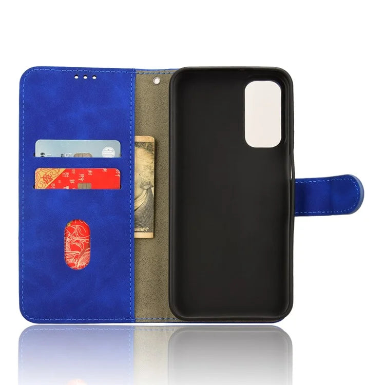 For Samsung Galaxy M15 5G Case Skin-Touch Leather Flip Stand Phone Cover