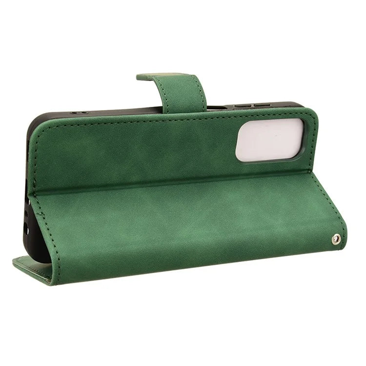 For Samsung Galaxy M15 5G Case Skin-Touch Leather Flip Stand Phone Cover