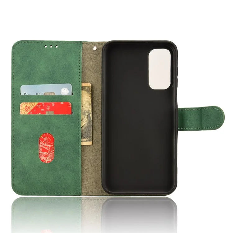 For Samsung Galaxy M15 5G Case Skin-Touch Leather Flip Stand Phone Cover