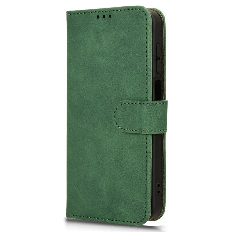 For Samsung Galaxy M15 5G Case Skin-Touch Leather Flip Stand Phone Cover