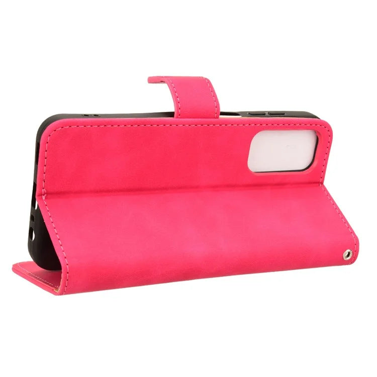 For Samsung Galaxy M15 5G Case Skin-Touch Leather Flip Stand Phone Cover