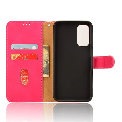 For Samsung Galaxy M15 5G Case Skin-Touch Leather Flip Stand Phone Cover