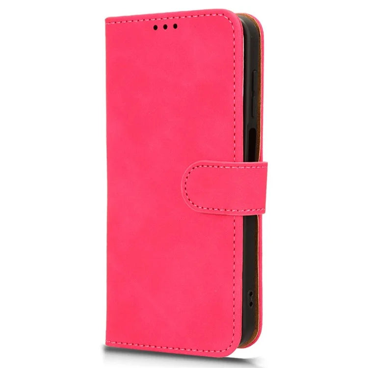 For Samsung Galaxy M15 5G Case Skin-Touch Leather Flip Stand Phone Cover