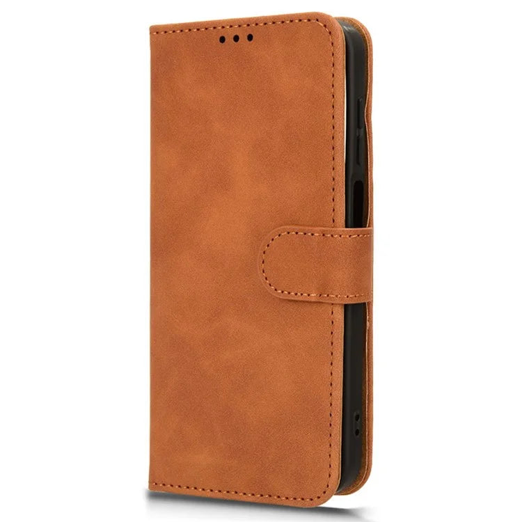 For Samsung Galaxy M15 5G Case Skin-Touch Leather Flip Stand Phone Cover