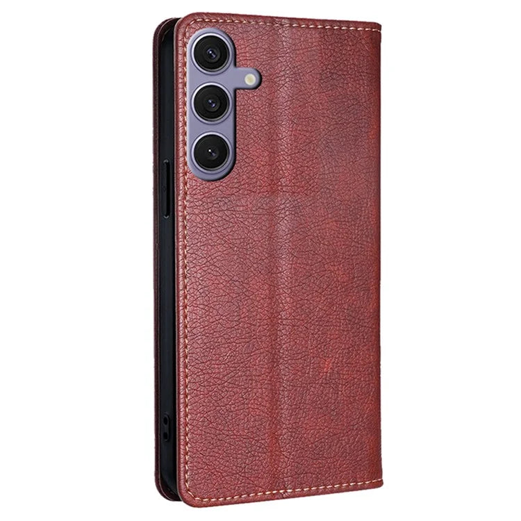 For Samsung Galaxy S24+ Case Card Slots PU Leather Magnetic Phone Cover