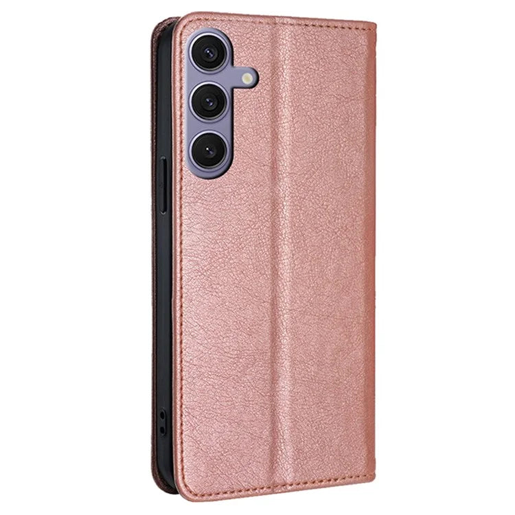 For Samsung Galaxy S24+ Case Card Slots PU Leather Magnetic Phone Cover