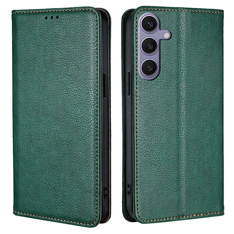 For Samsung Galaxy S24+ Case Card Slots PU Leather Magnetic Phone Cover