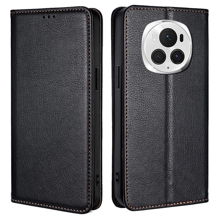 For Honor Magic6 Pro 5G Case Wallet PU Leather Phone Cover Magnetic Closing